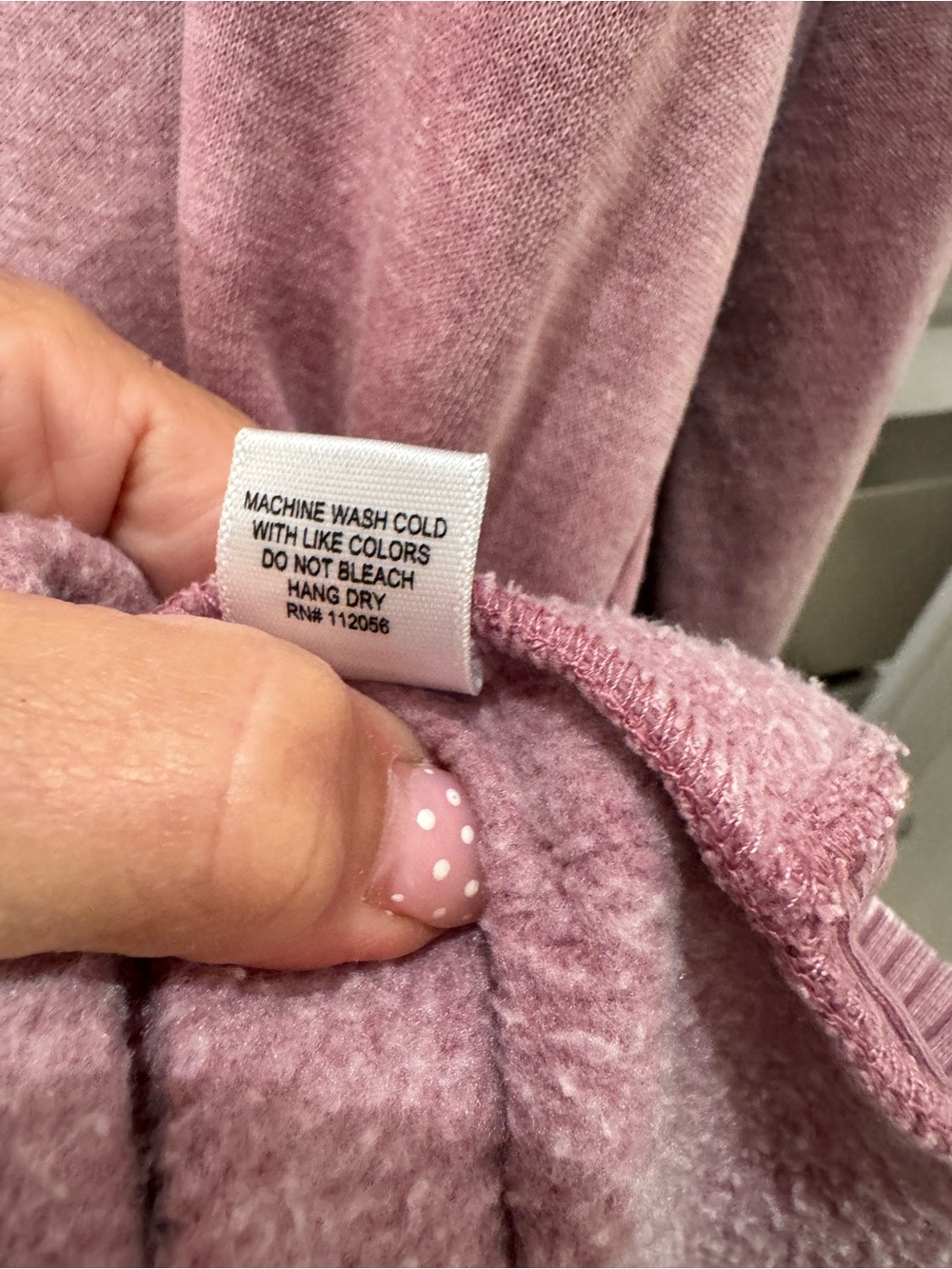 Zenana Outfitters Washed Rose Crewneck Sweatshirt - Picture 9 of 11